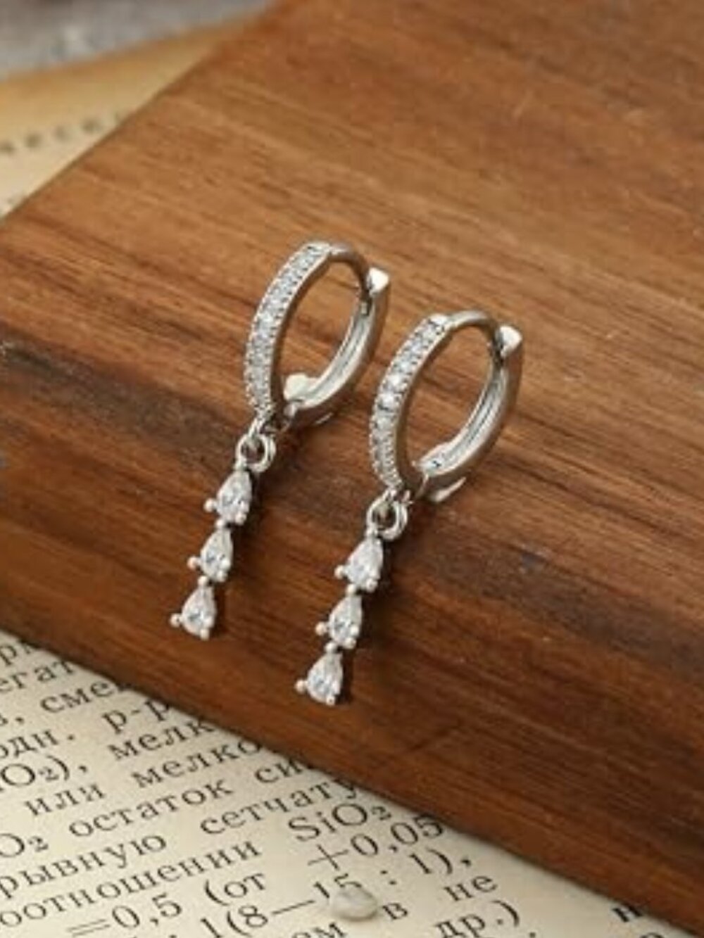 Dangle Earrings for Women‎ Trendy 14K Gold/Silver Plated Hoop Earrings for Women